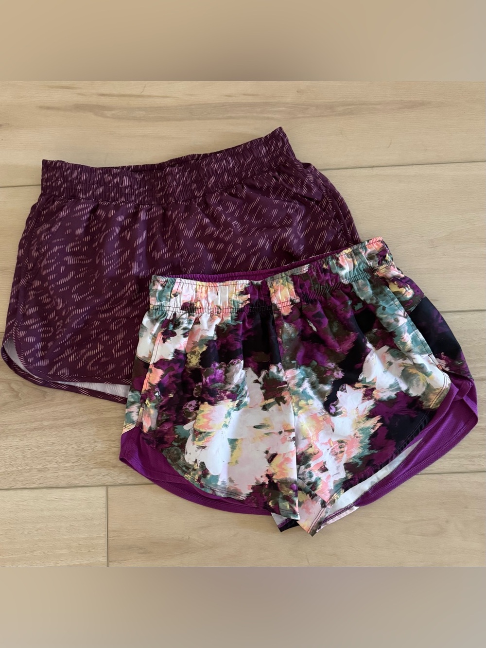 Lot of 2 Womens Athletic Works Running Athleisure Shorts Size M (8-10)